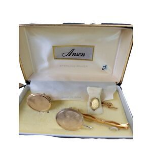 Anson STERLING SILVER Cuff Links Set